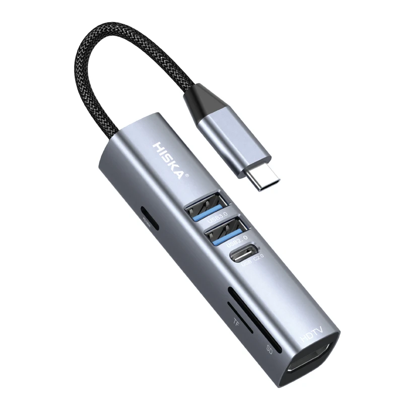 هاب 7 پورت USB-C هیسکا مدل HR-53