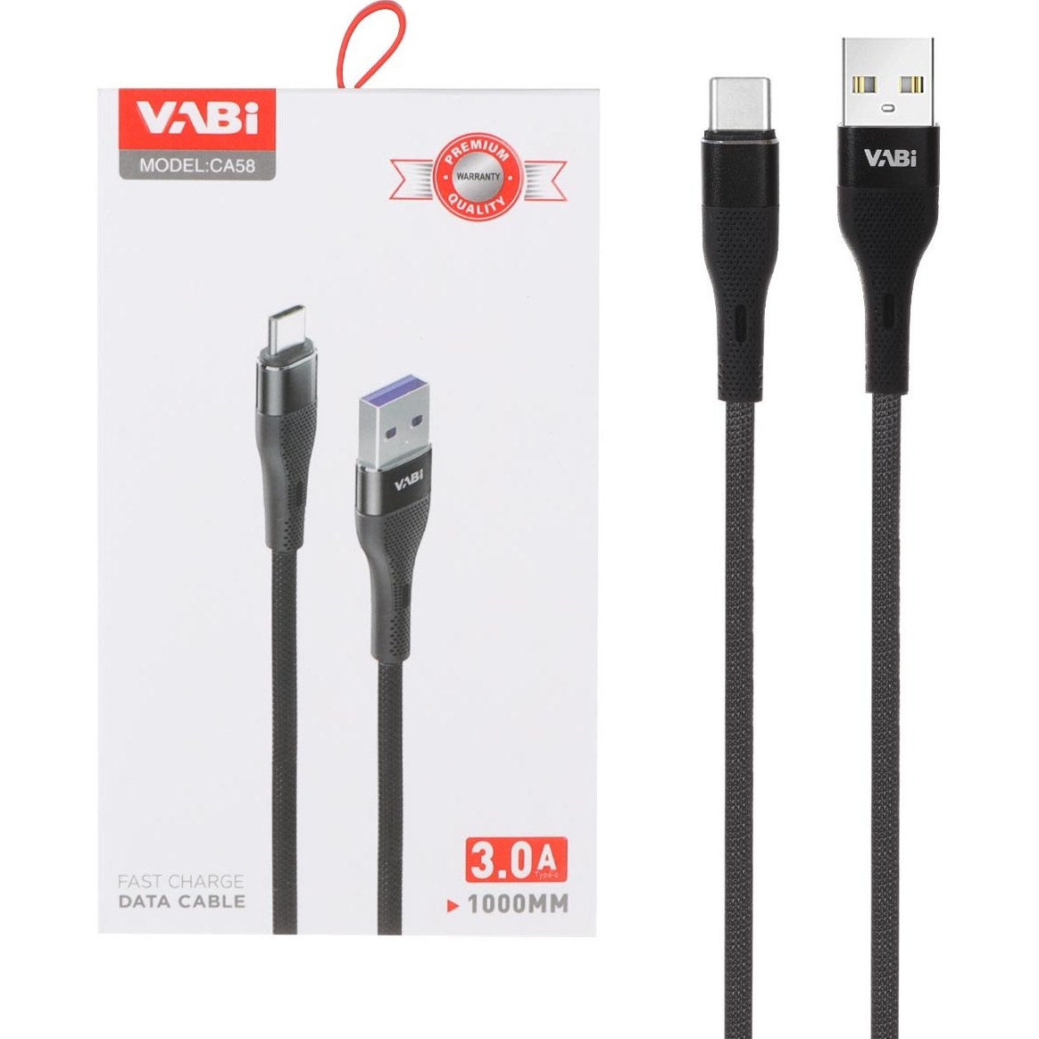 کابل شارژ فست VABI Type-C مدل CA58