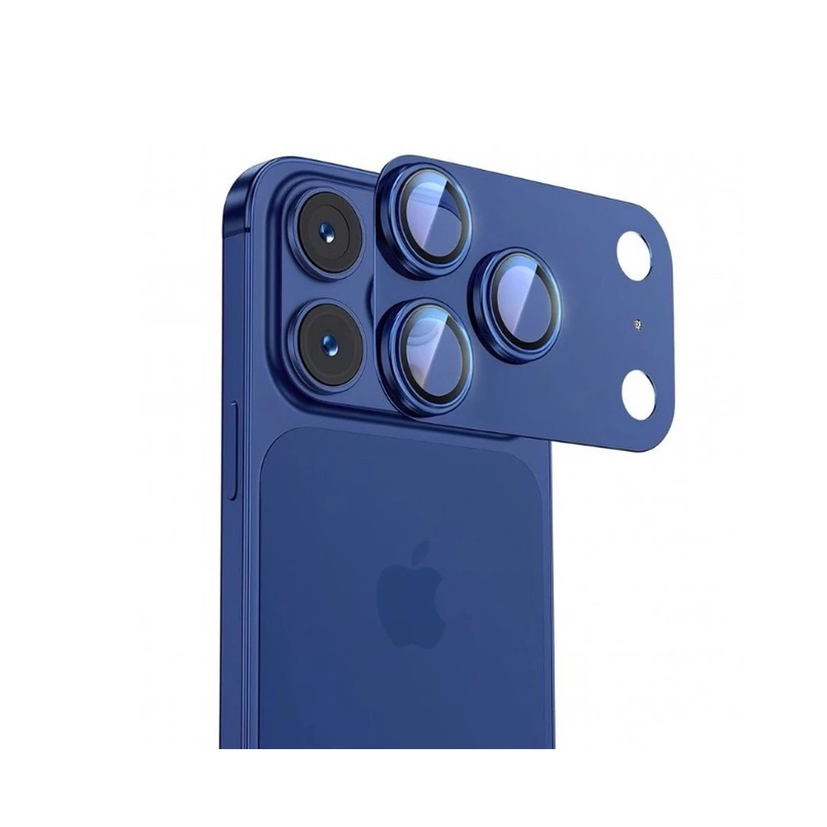 محافظ لنز دوربین BUFF LENZ STEEL BLUE  iPhone 17 Pro Max