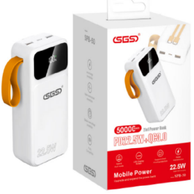 پاوربانک SGS SPB50 22.5W 50000MAH