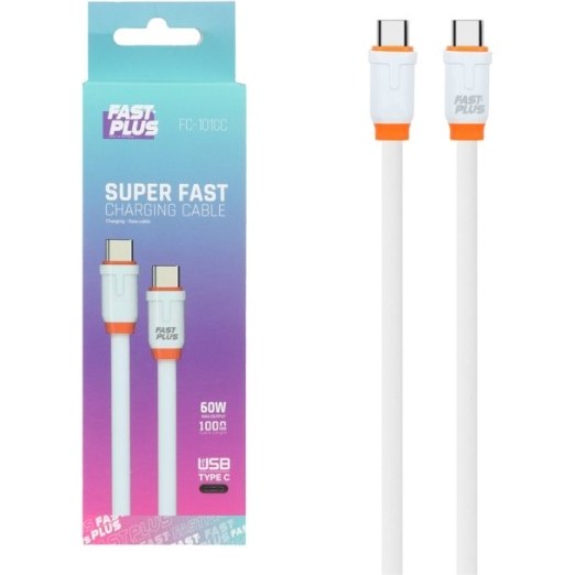 کابل تبدیل USB-C به USB-C فست پلاس مدل FC-101CC 