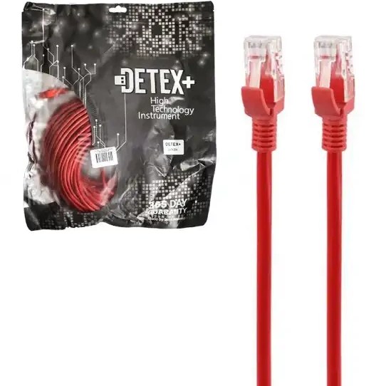 کابل شبکه DETEX CAT5 طول 20 متر 