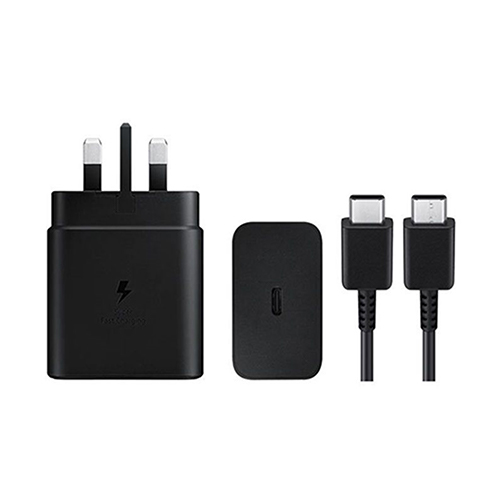 شارژر سامسونگ ۴۵W PD Adapter USB-C باکابل دوسر تایپ سی (high quality)