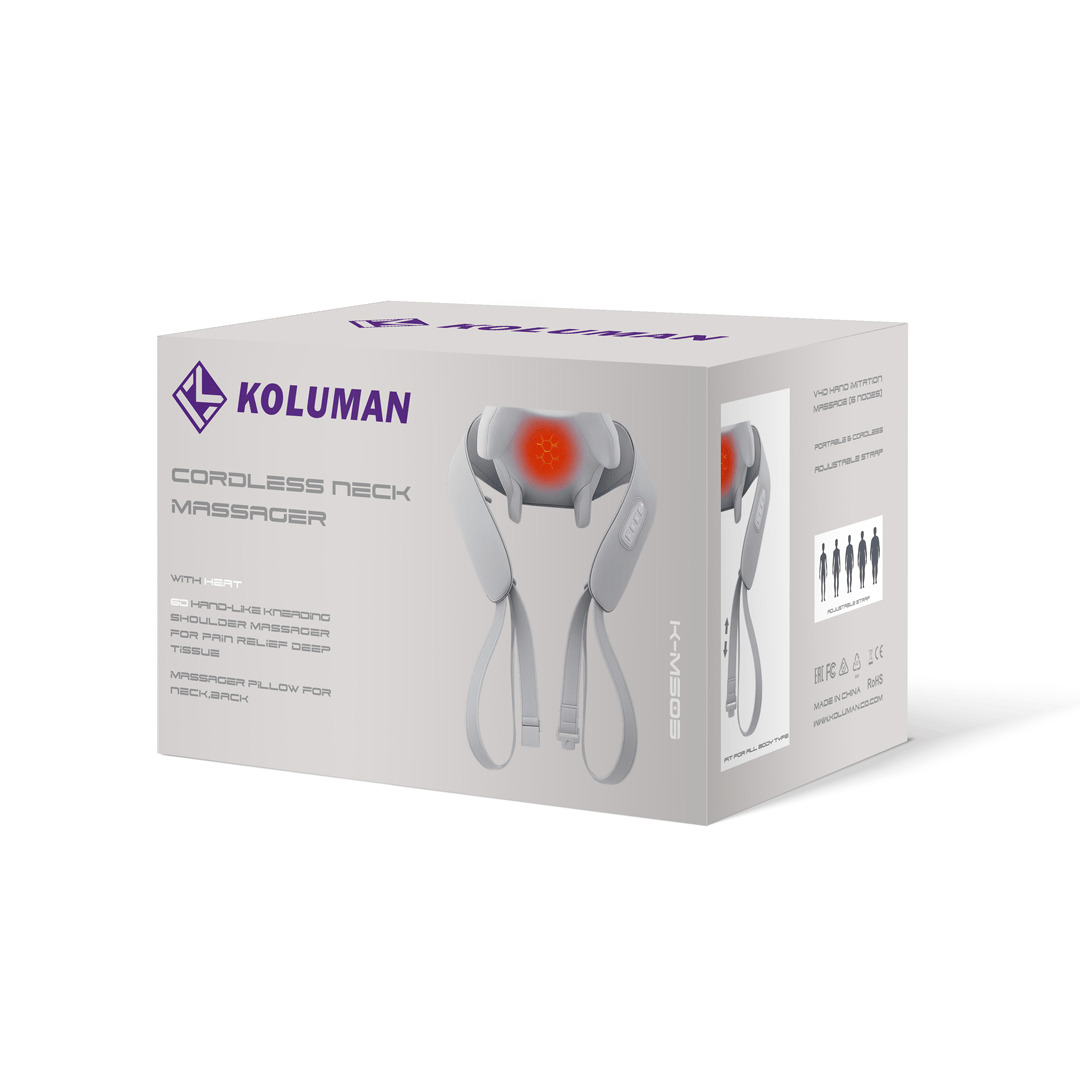 ماساژور گردن و شانه حرارتی بی سیم KOLUMAN مدل K-M503