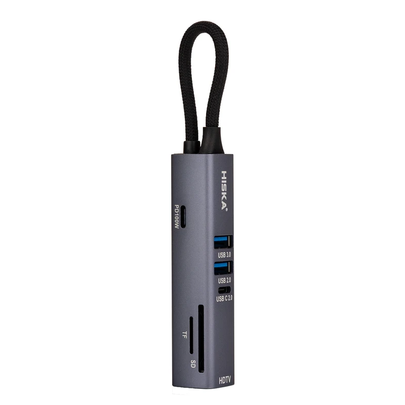 هاب 7 پورت USB-C هیسکا مدل HR-53