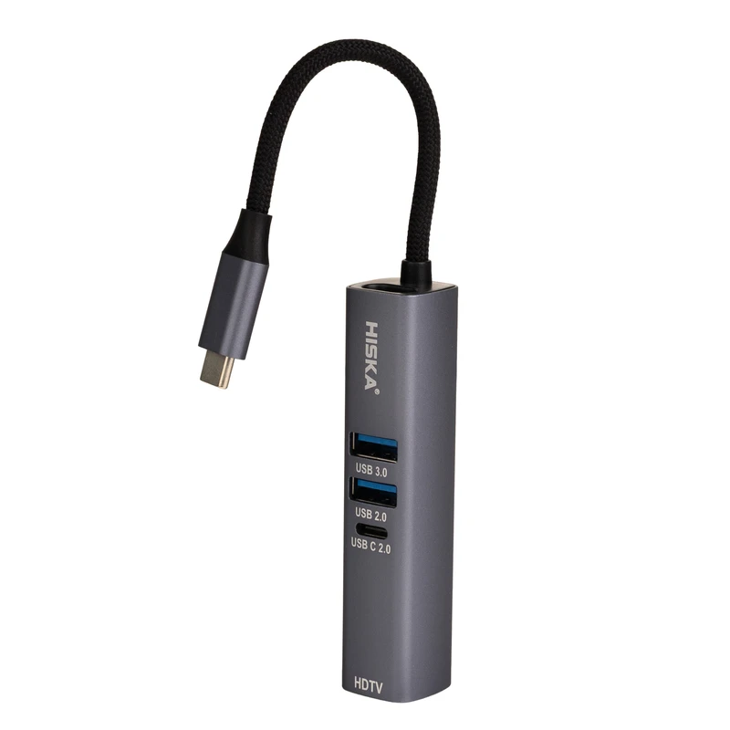 هاب 7 پورت USB-C هیسکا مدل HR-53
