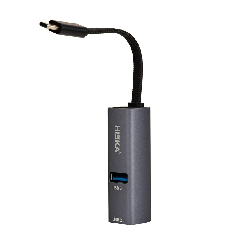 هاب پنج پورت USB-C هیسکا مدل HR-52