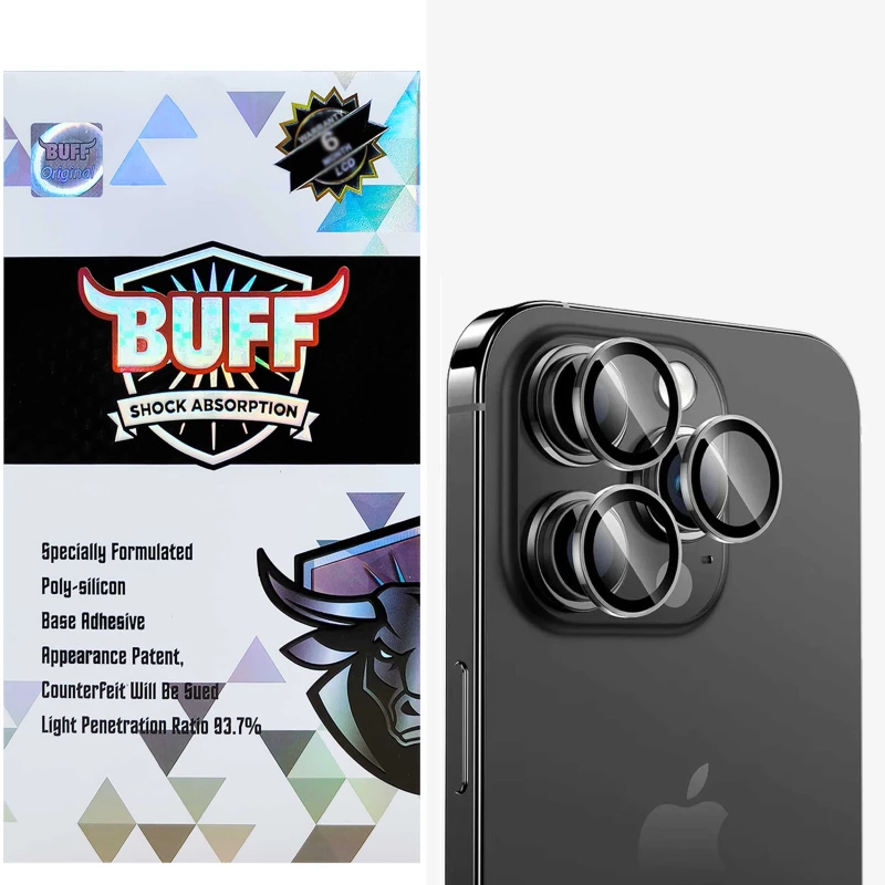 محافظ لنز دوربین BUFF مدل IPHONE 16 PRO MAX