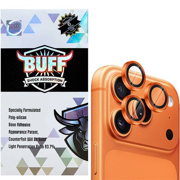 محافظ لنز دوربین BUFF مدل IPHONE 17 PRO