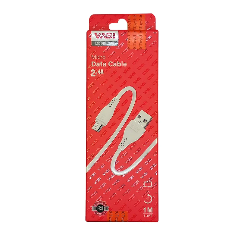 کابل تبدیل USB به MicroUSB وابی مدل CA1 طول 1متر