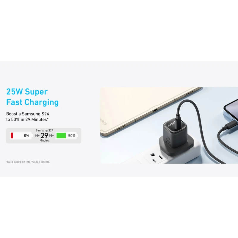 شارژر 25 واتی انکر Anker USB-C Charger 25W مدل A2656