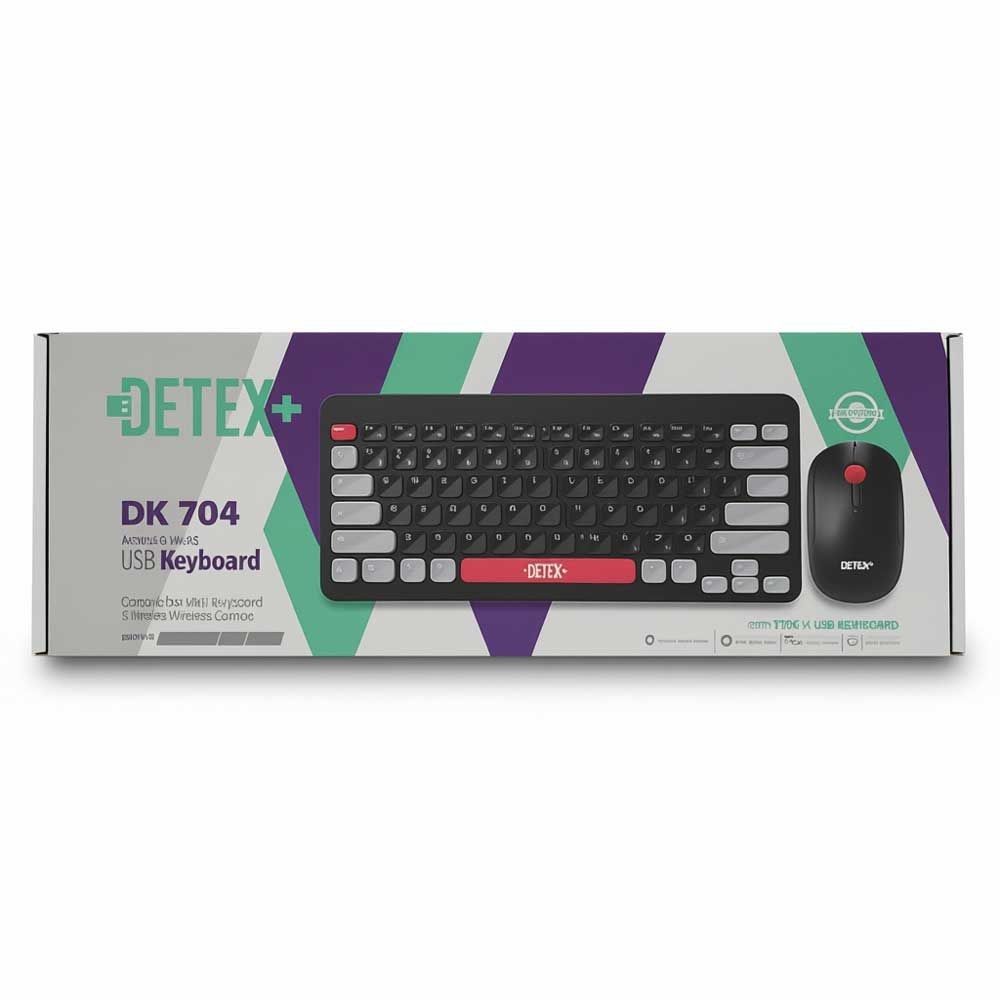 کیبورد و ماوس بیسیم دیتکس مدل DK-704