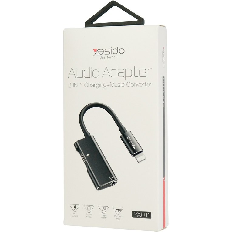 تبدیل Yesido YAU11 Lightning to AUX / Lightning