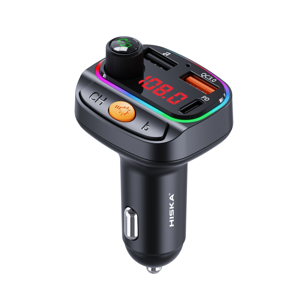 شارژر فندکی 30 وات هیسکا مدل HCC-339 MP3 Transmitter