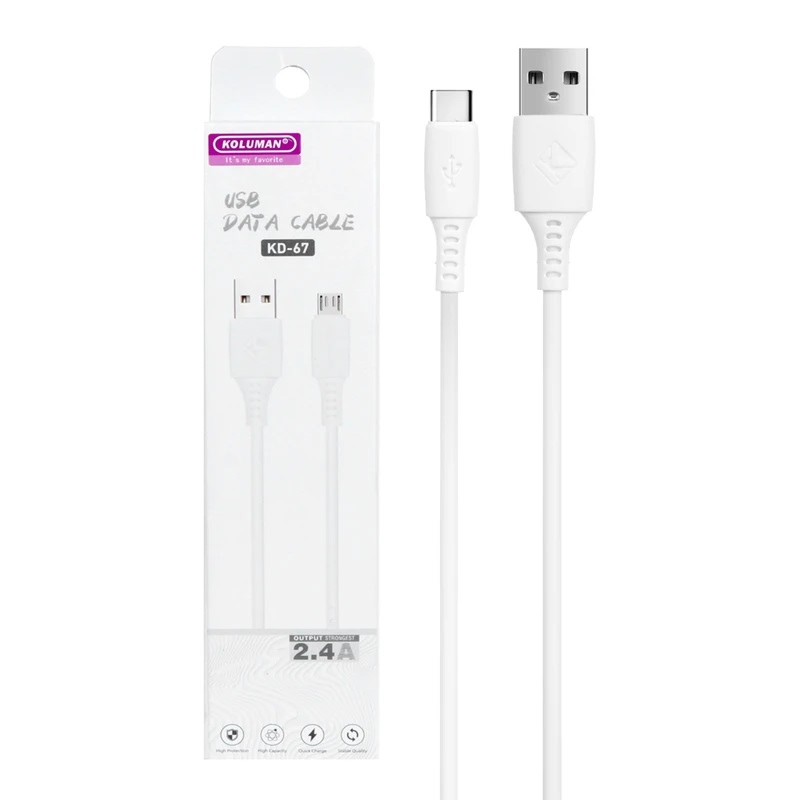 کابل تایپ سی کلومن KD-67