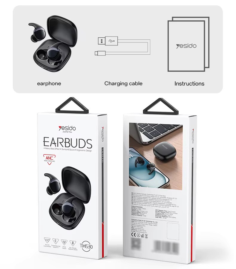 هدفون بی سیم یسیدو مدل TWS30