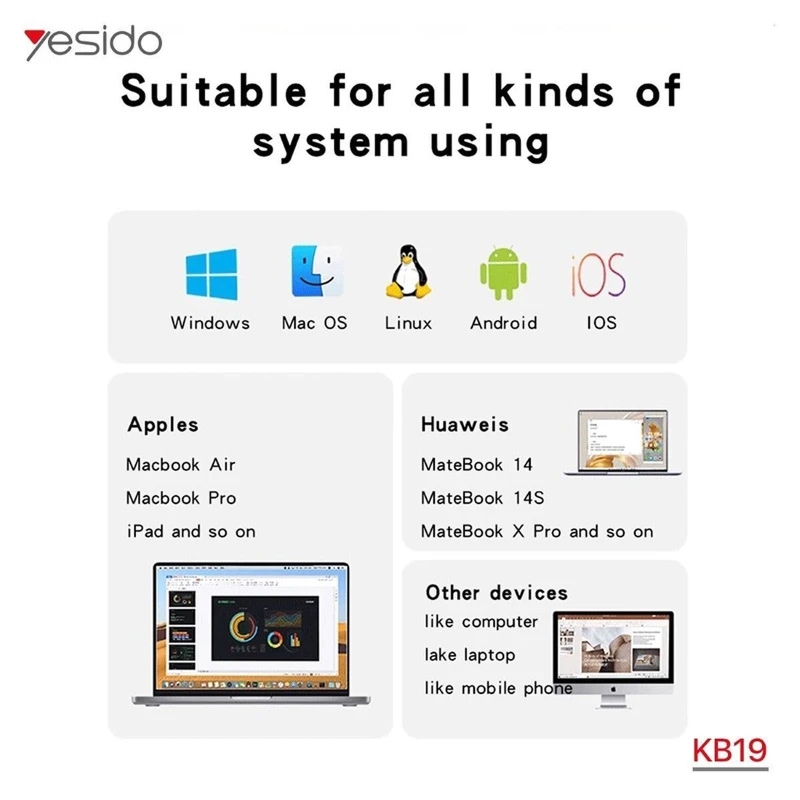 موس و کیبورد یسیدو مدل KB19