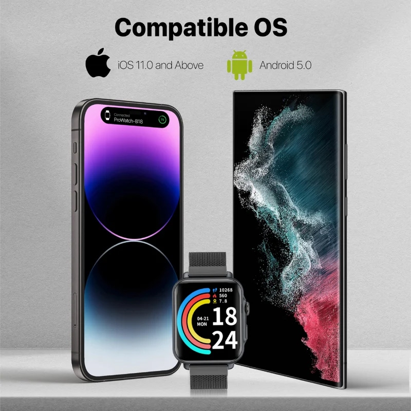 ساعت هوشمند پرومیت مدل ProWatch-B18