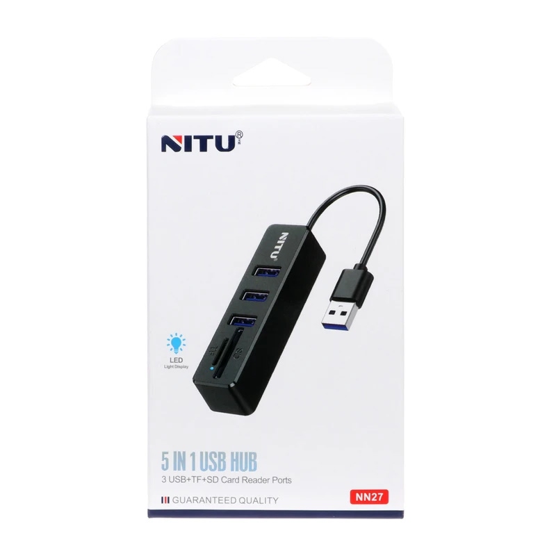 هاب 5 پورت USB 2.0 نیتو مدل NN27