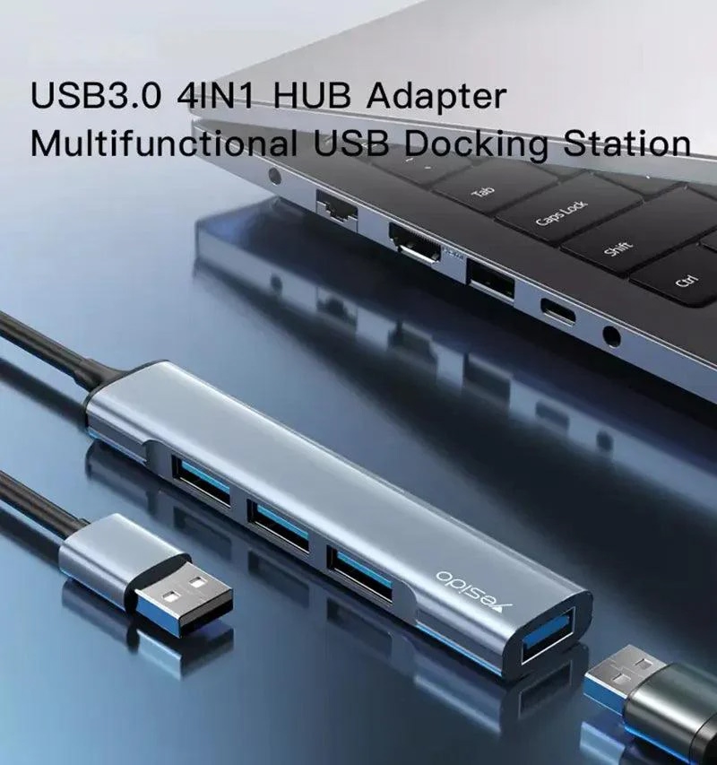 هاب 4 پورت USB 3.0 یسیدو مدل HB18