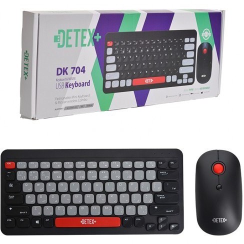 کیبورد و ماوس بیسیم دیتکس مدل DK-704