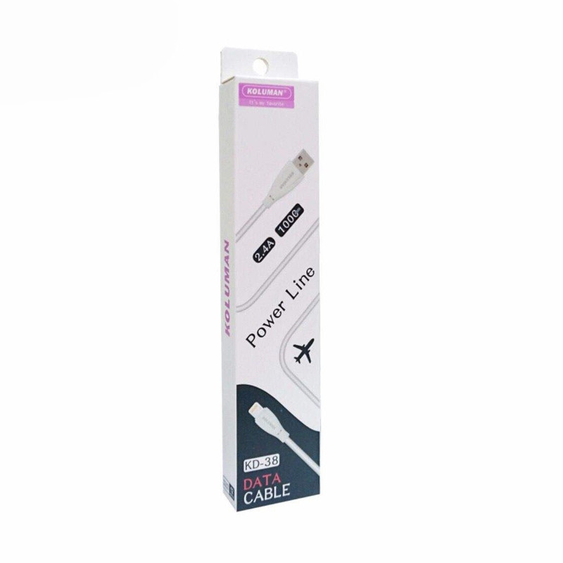 کابل یو اس بی به لایتنینگ کلومن KD-38