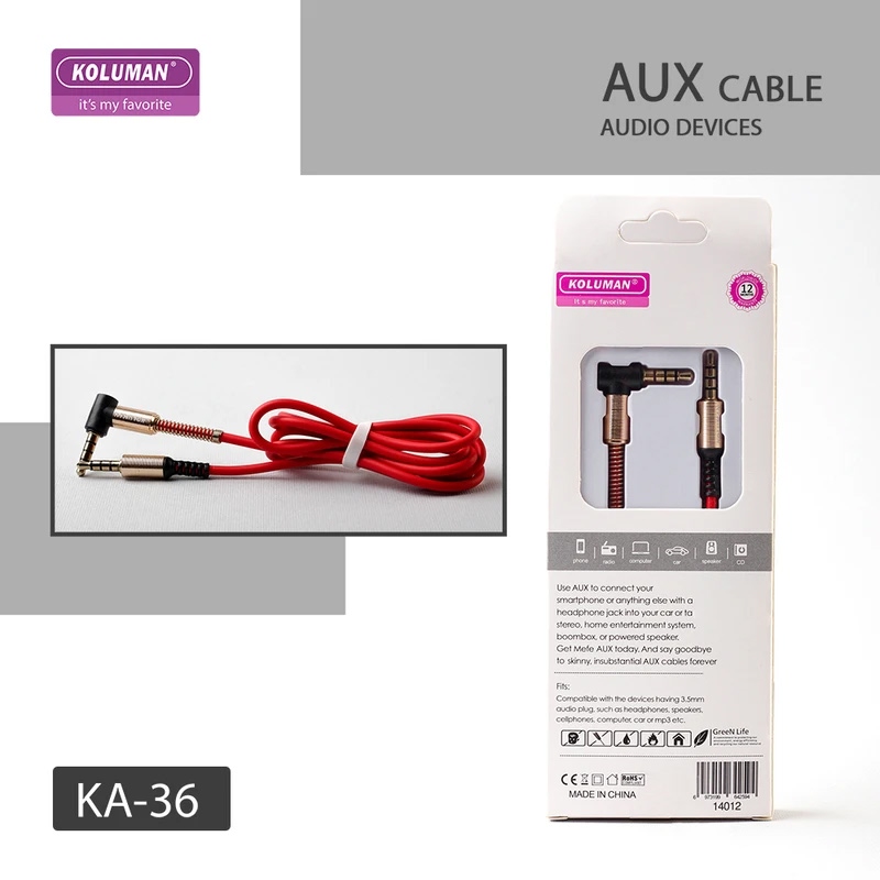 کابل AUX کلومن مدل KA-36