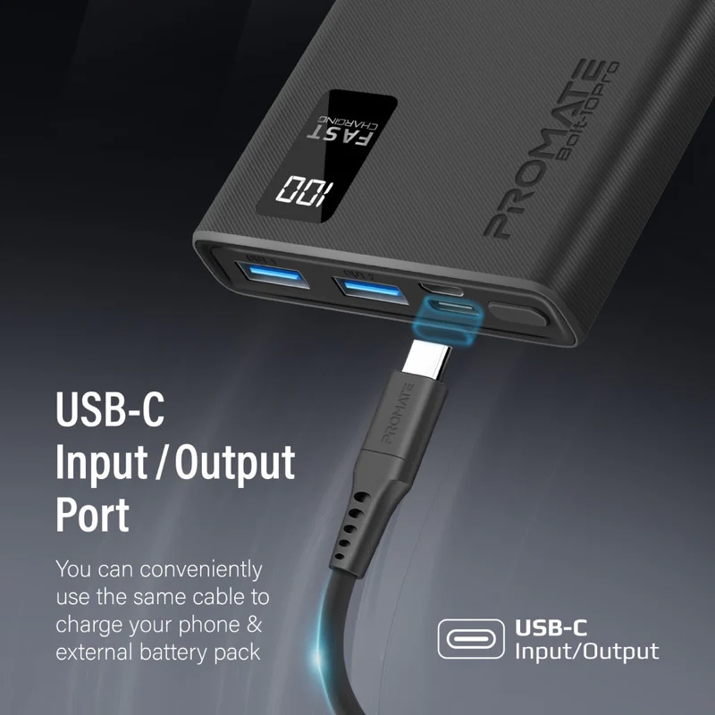 پاوربانک 10000 پرومیت مدل Bolt-10Pro