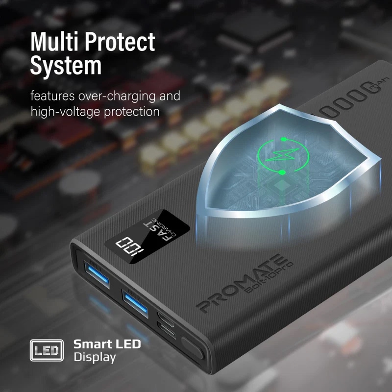 پاوربانک 10000 پرومیت مدل Bolt-10Pro