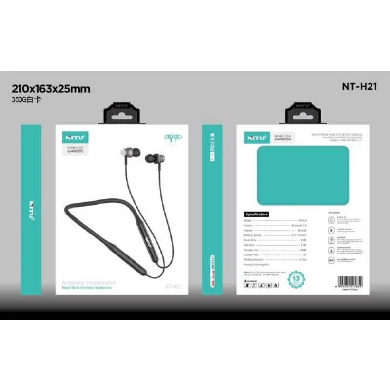 هندزفری گردنی نیتو مدل NT-H21
