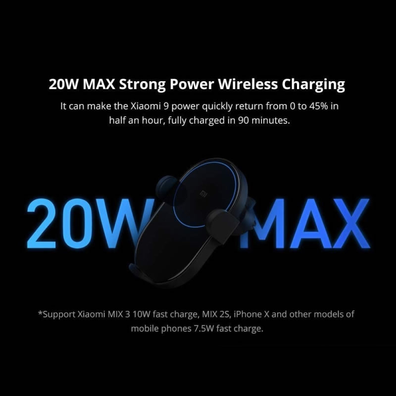 پایه نگهدارنده و شارژر وایرلس هوشمند شیائومی WCJ02ZM _ Mi 20W