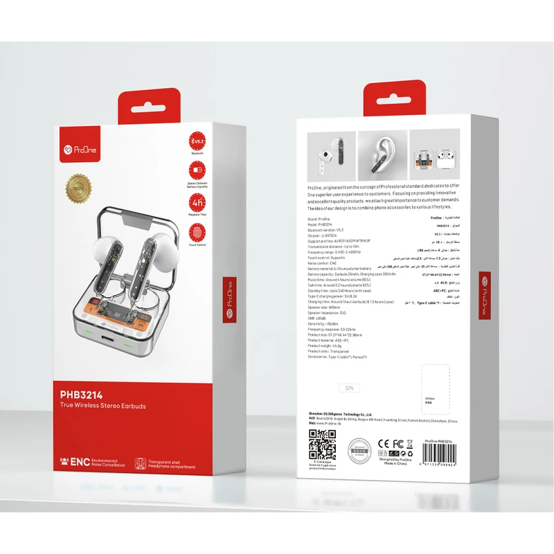 هدفون بلوتوثی پرووان مدل PHB3214