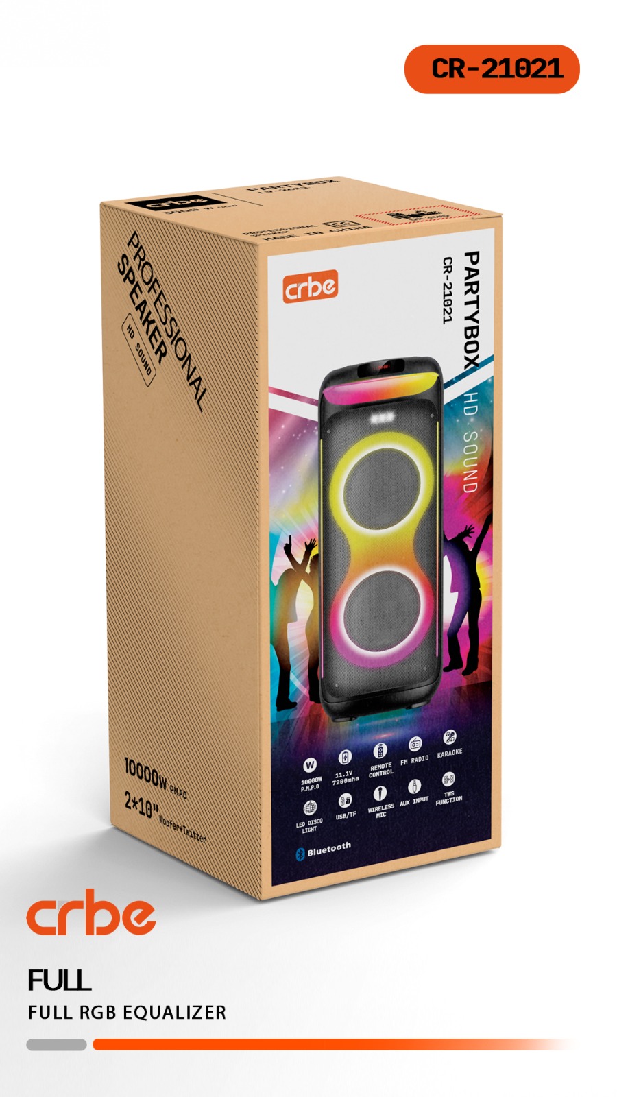 اسپیکر پارتی باکس کربی مدل CR-21021