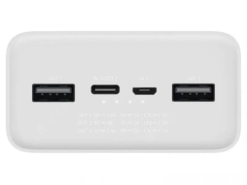 پاور بانک شارژ سریع تایپ سی و یو اس بی 30000 شیائومی PB3018ZM (high quality)