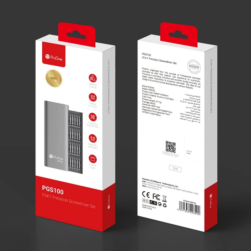 پیچ گوشتی پرووان مدل PGS100