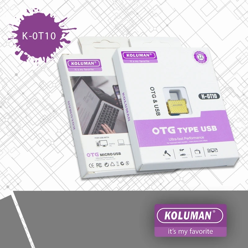 تبدیل یو اس بی به تایپ سی کلومن مدل K-OT10