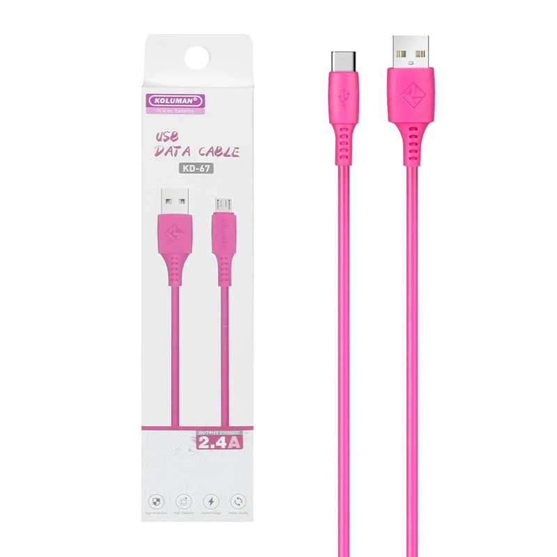 کابل تایپ سی کلومن KD-67