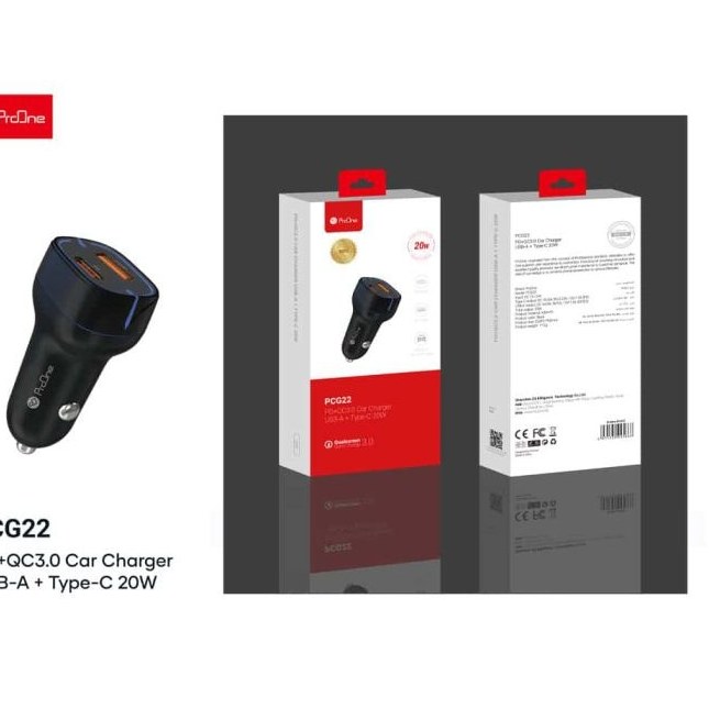 شارژر فندکی 20 وات پرووان مدل PCG 22