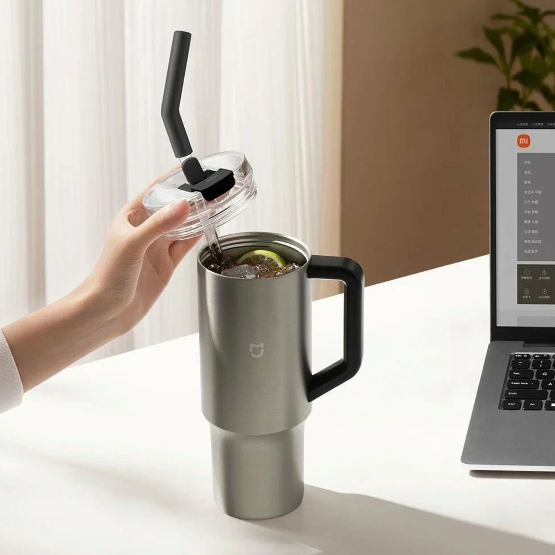 ماگ شیائومی Xiaomi  Straw 1L