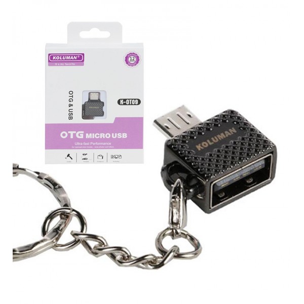 تبدیل OTG MICRO USB کلومن مدل K-OT09