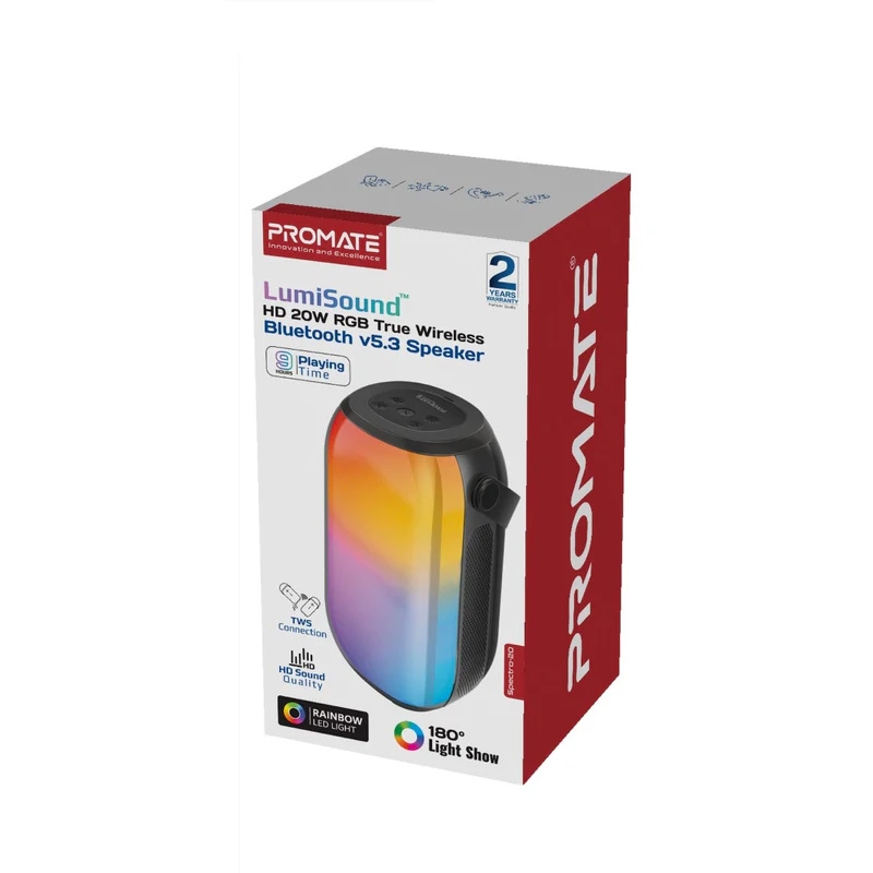 اسپیکر بلوتوثی پرومیت مدل Spectro-20