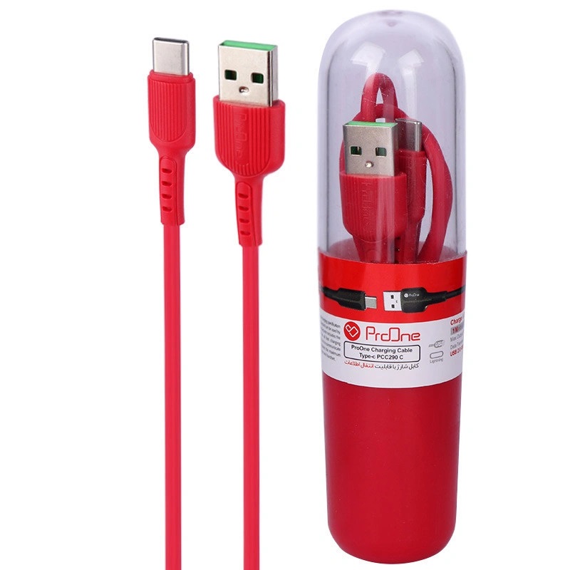 کابل شارژ تایپ سی برند ProOne مدل PCC290