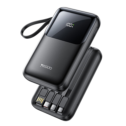 پاوربانک Yesido مدل YP71 با ظرفیت 10000mAh و شارژ سریع PD 20W