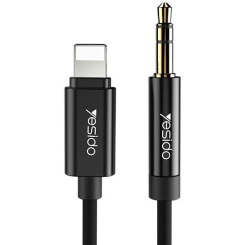 کابل تبدیل Lightning به AUX یسیدو مدل Yesido YAU-17 طول 1.2m