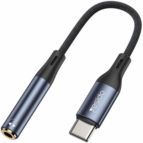 تبدیل جک 3.5 به تایپ سی یسیدو مدل YESIDO YAU38 AUDIO ADAPTER
