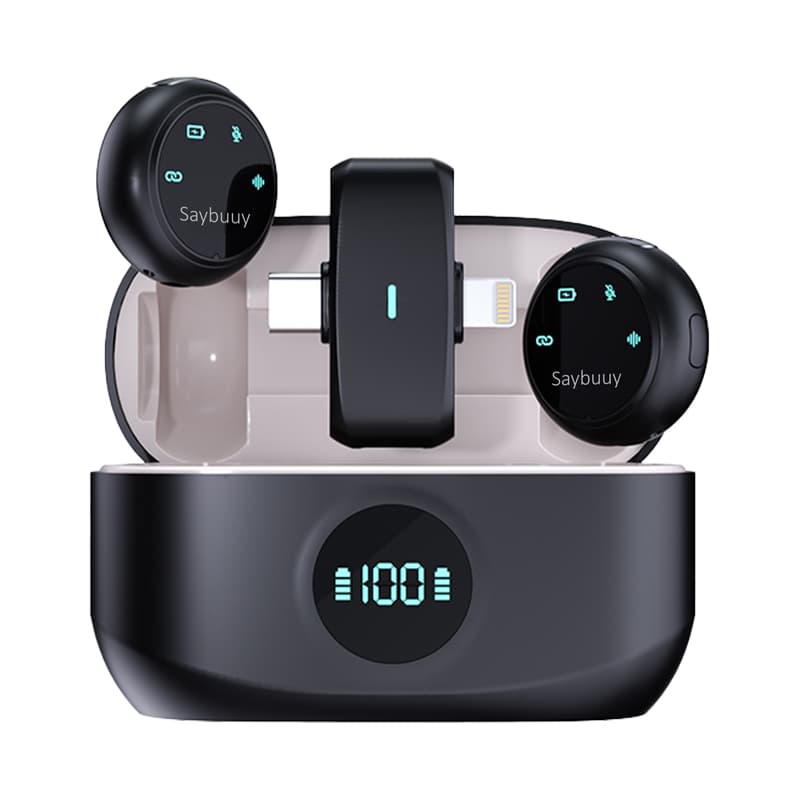 میکروفون یقه ای بیسیم مدل سکه ای سی بای SAYBUUY MIC1