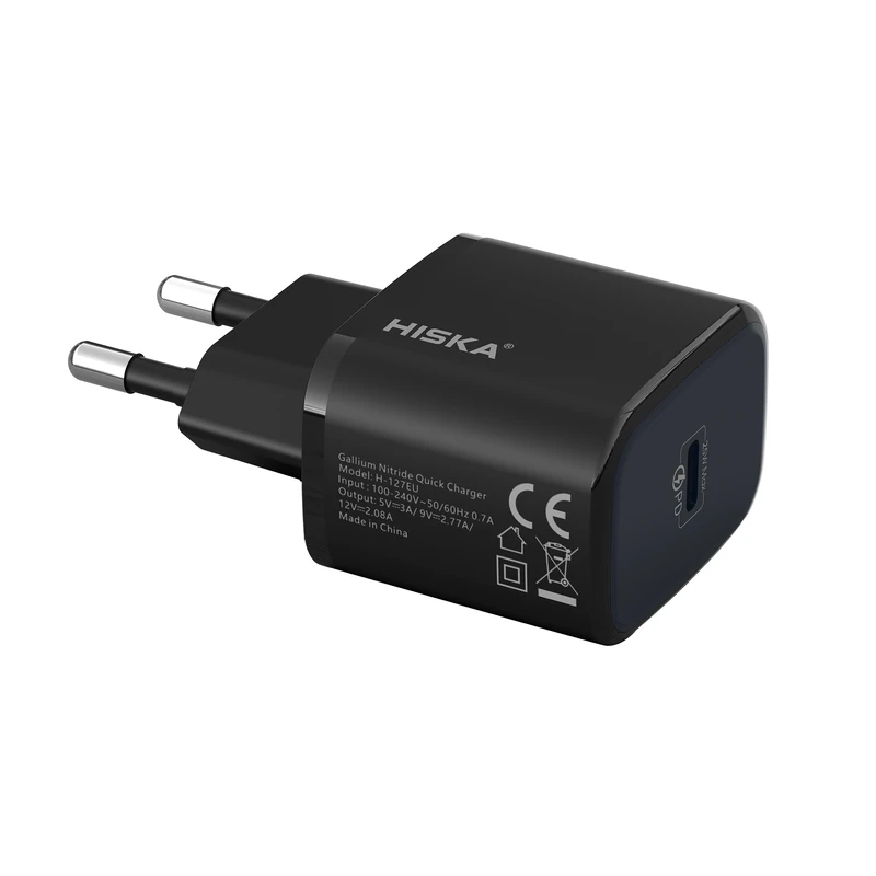 شارژر دیواری هیسکا مدل H-127EU توان ۲۵ وات