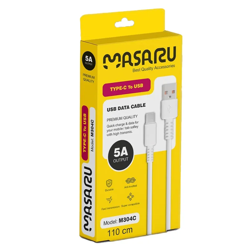 کابل شارژ فست شارژ 1.1متری Type-C To Type-C مدل M305C